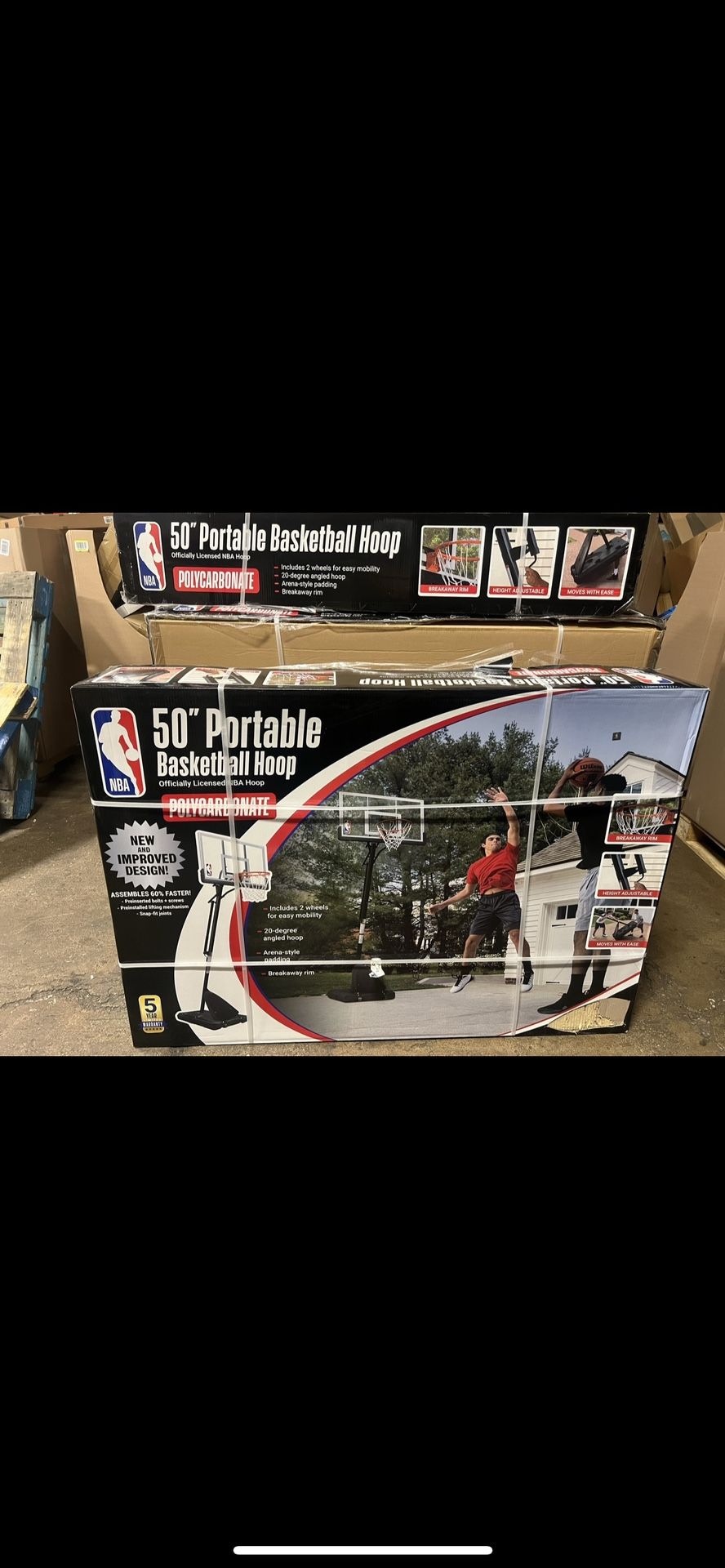 NBA 50 in Portable Basketball Hoop - 35897 ( Local Pickup Only)