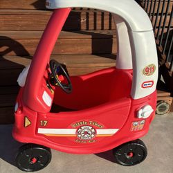 Little Tikes Fire Rescue Cozy Coupe Car