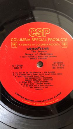 Vinyl Good Year The Joyous Songs of Christmas