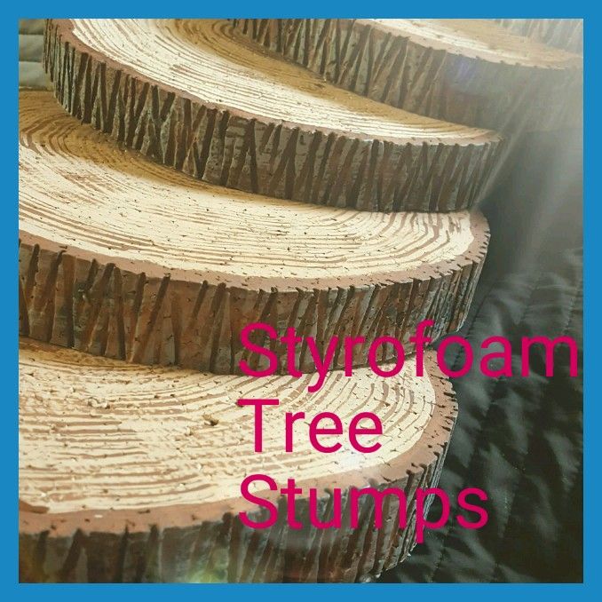 Styrofoam Tree Slices, Stumps, Wood Circle, Rustic Wedding Decor, Cake Stand Base, Cupcake Holder Tower, Macarons, Dessert Table, Centerpiece, Favors