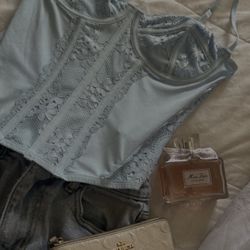 Blue corset Top