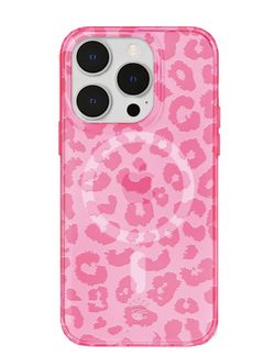 Pink Leopard iPhone 14 Pro Case