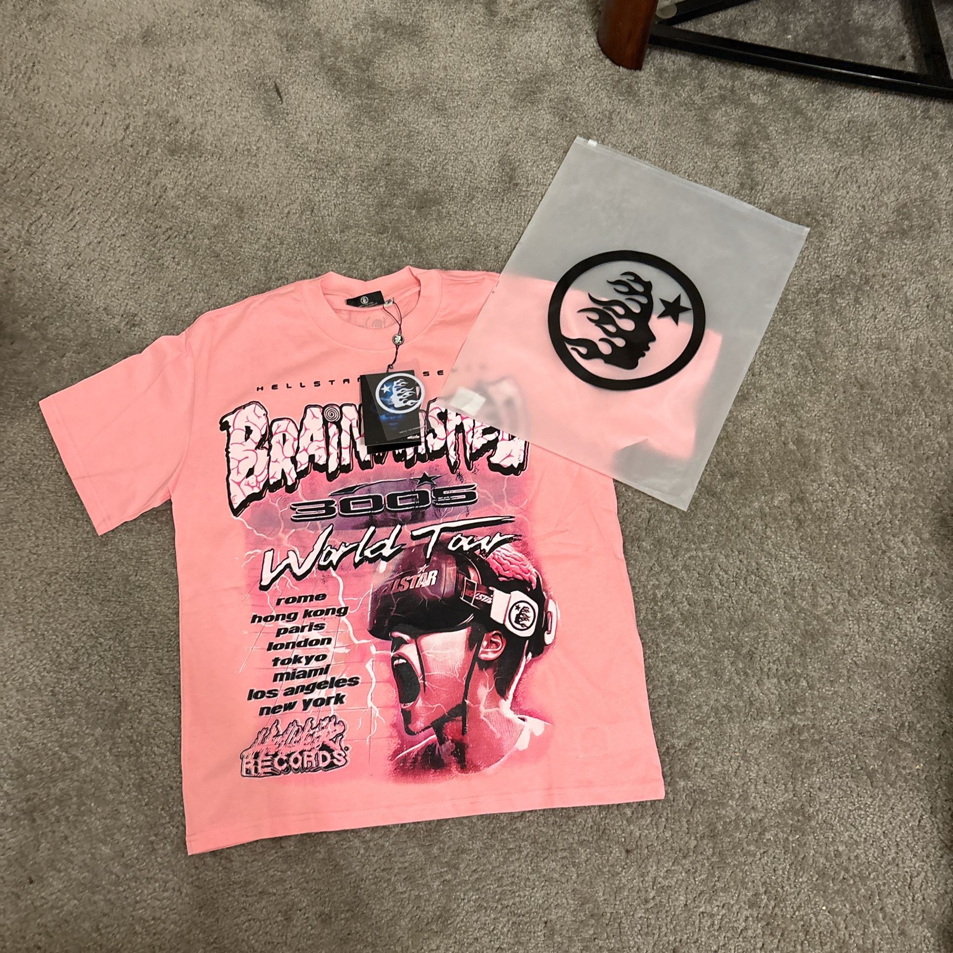 Pink Hellstar Graphic Tee