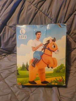 Inflatable Horse Ride-On Costume Size Large