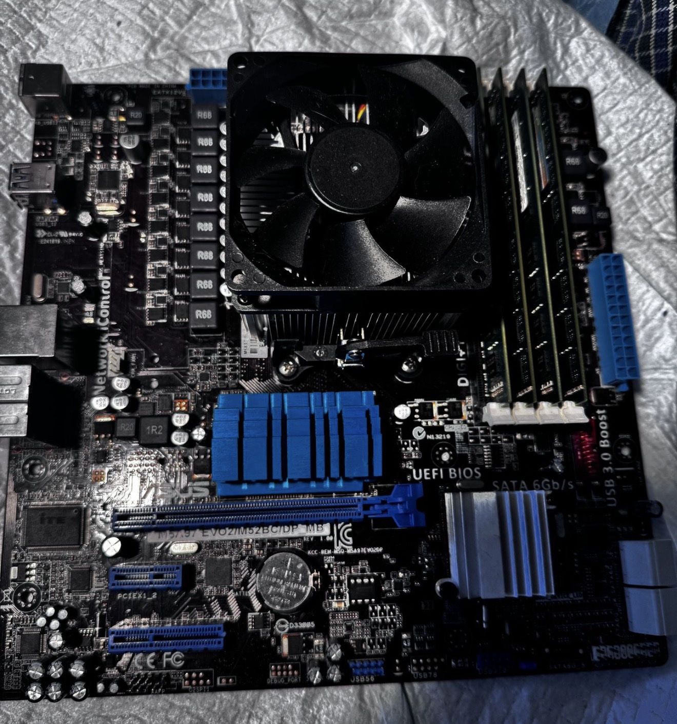 AMD Am3+ FX Cpu +ram+mobo