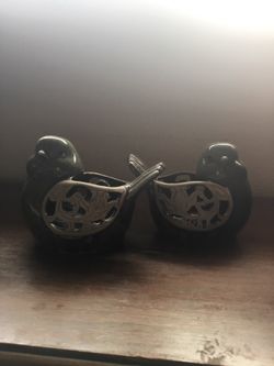 Matching candle holders