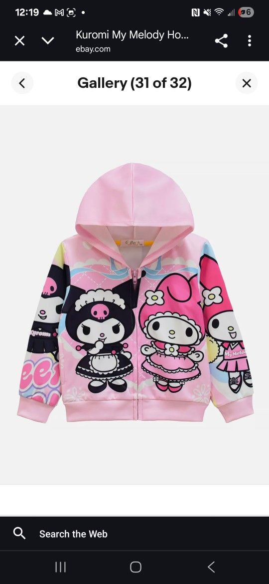 Kuromii Pink Light Weight Girls Jacket
