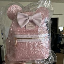 Disney Loungefly Cotton Candy Sequin Mini Backpack