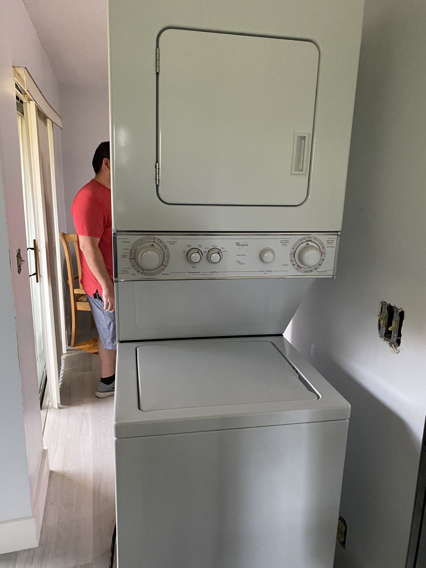 Whirlpool thin twin washer and dryer