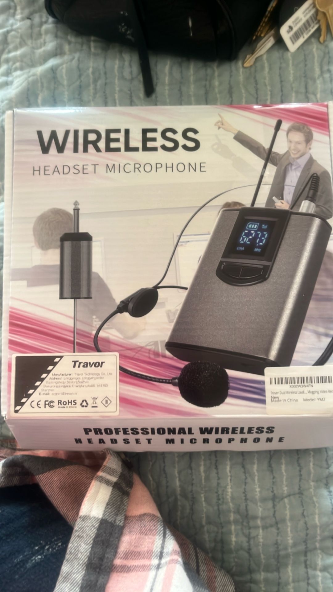 Trevor Professional Wireless Headset Microphone