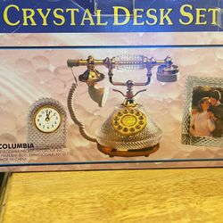 Crystal Desk Set