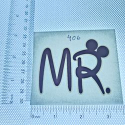 Iron On Heat Transfer  Good For T-shirts Sweaters Jackets T Shirt Design Size Is About 2x3  Mr Mickey Mouse #406