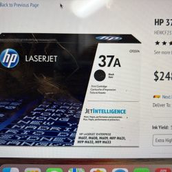 Brand New 37A Toner  . Perfect Box