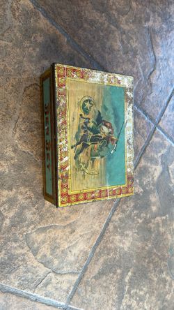 Vintage Big Ben can cigar box