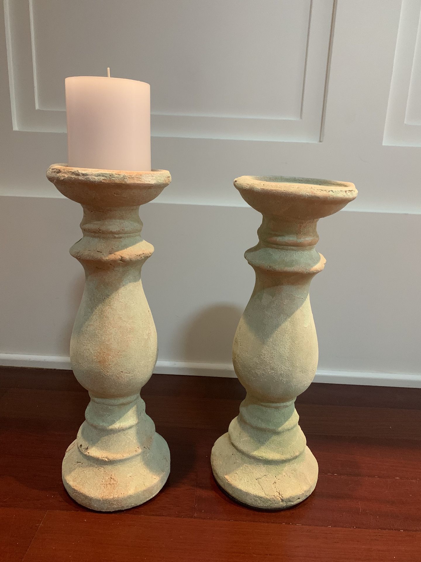 Pair Candle Holders 