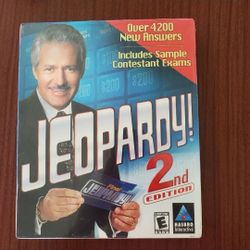 Jeopardy Game 2nd Edition  2000 PC-CD, for Windows 95/98 - NEW in Sealed Box. 