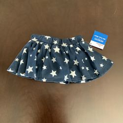 NWT Girls Tutu Star Skirt 0-3 Months 