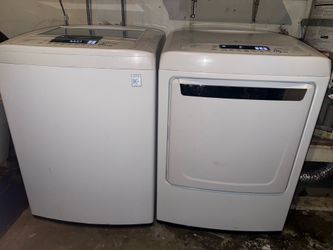 LG washer and dryer