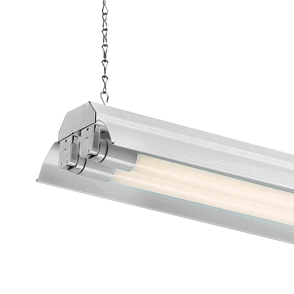 Fluorescent Shop Light -4 Ft. - 2- Light White T12