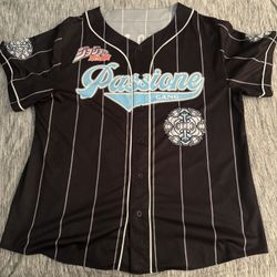 Jojo’s Bizarre Adventure: Golden Wind Passione Baseball Jersey 4XL