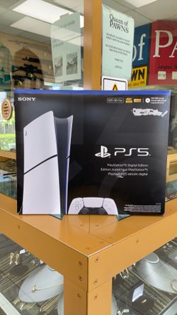 PlayStation slim digital 825 GB in box comes with cord and controller