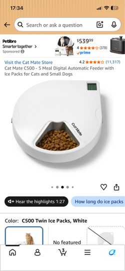 Cat mate automatic feeders (2)