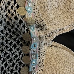 Beautiful Croche island style halter 
