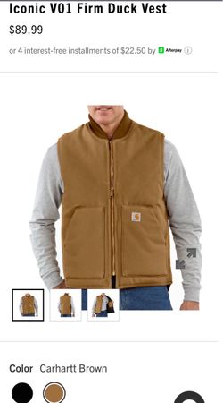 Carhartt Men’s iconic firm vest
