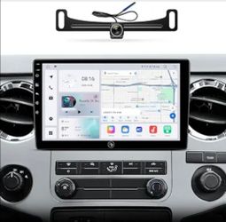 Stereo for Ford F150 (2004-2008) F250/F350/F450/F550 (2008-2016)
4G+64G,Carplay,Android Auto,Android 13,10.2″ Touch Screen,1080P Backup Camera,GPS Nav