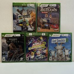 New & Sealed Xbox One/Xbox Series X Video Games