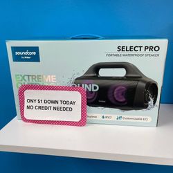 Soundcore Select Pro Bluetooth Speaker New - PAYMENTS AVAILABLE With $1 DOWN - NO CREDIT NEEDED