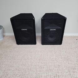 Set Of Two Crate Speakers 