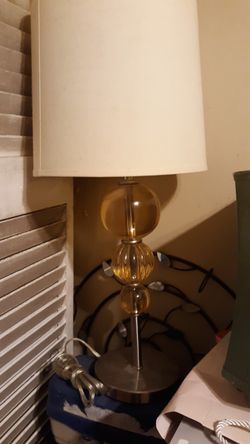 Large Silver Lamp