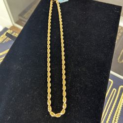14k Gold Rope Chain