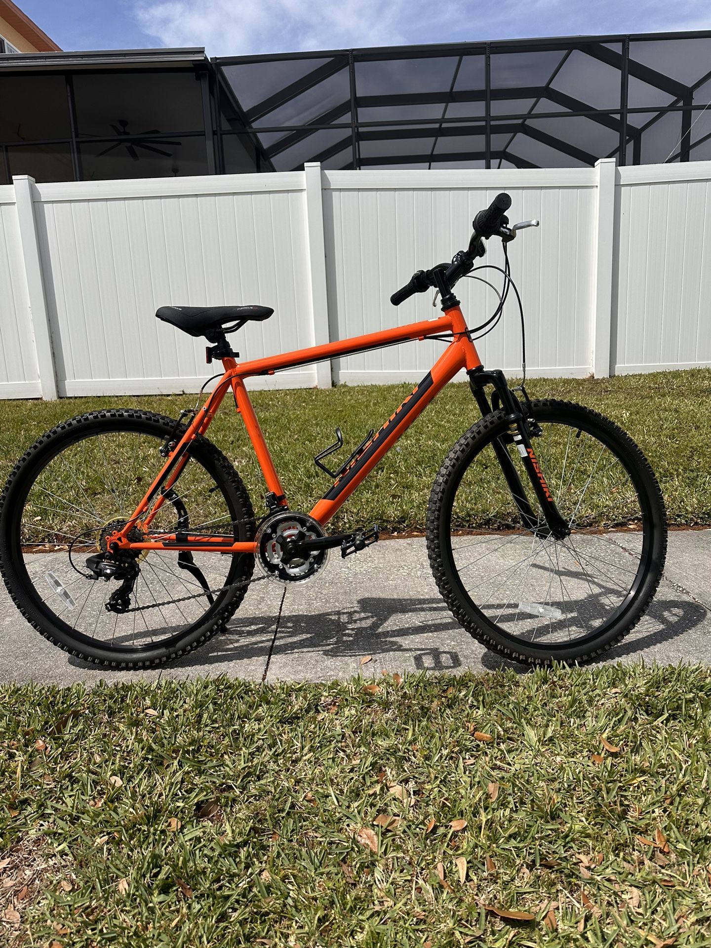 26” Mongoose Mountain Bike – Bright Orange 🔥