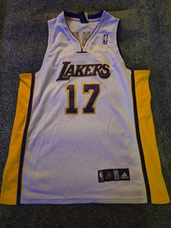 LA Lakers #17 Andrew Bynum Jersey Size 52
