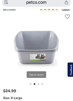 High Sided Litter Box - NEW