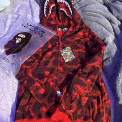 Red Bape Hoodie 