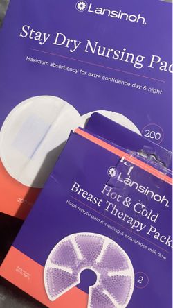 Lansinoh Nursing Pads 200, Hot and Cold Breast Therapy Pads