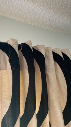 BEAUTIFUL World Market Curtains Drapes with Industrial Pipe curtain rod