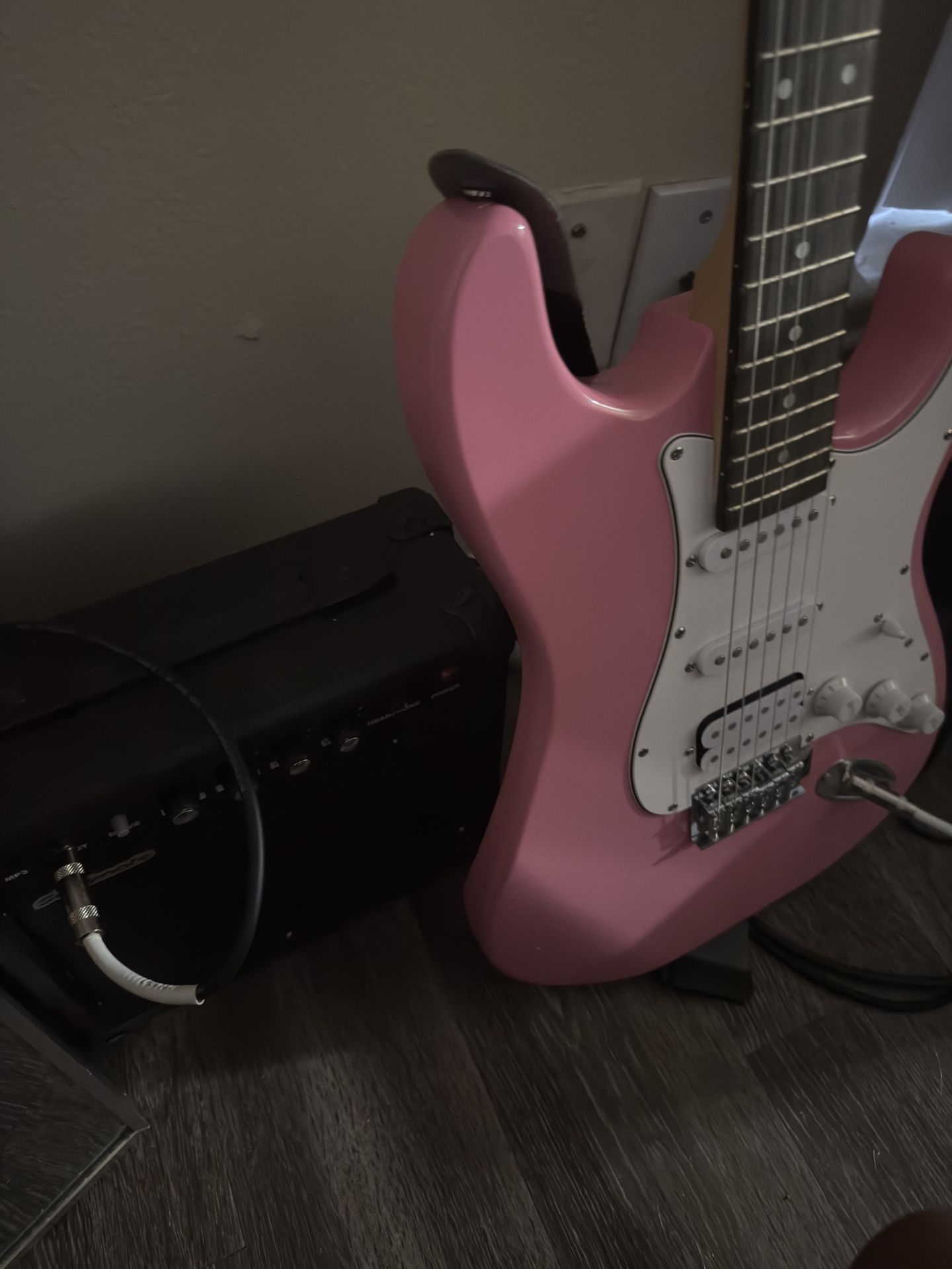 pink Electric Guitar