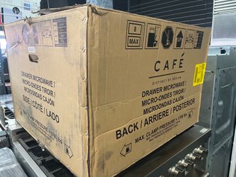 New GE Café 24” Wide Microwave Drawer Stainless Steel