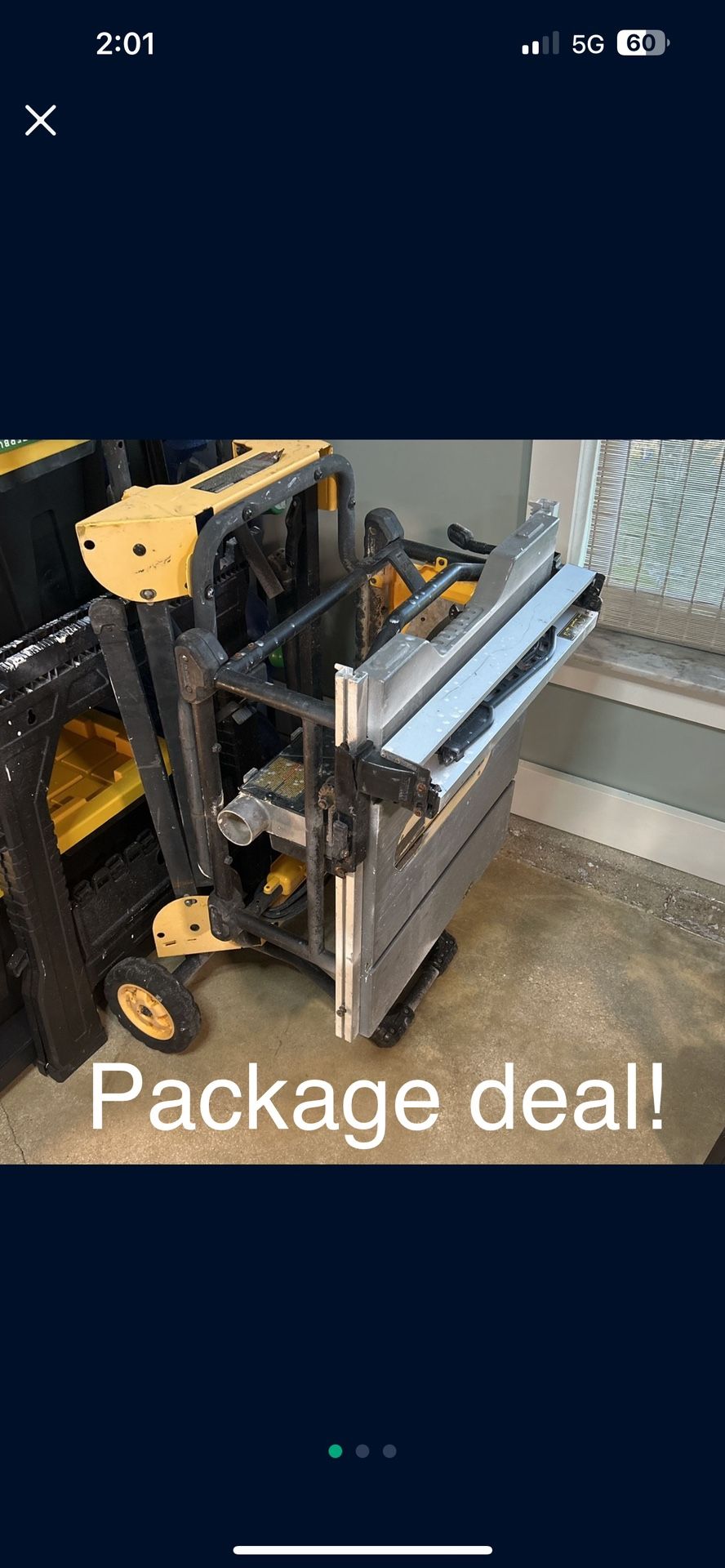 Dewalt Jobsite Table Saw , Cordless Skillsaw