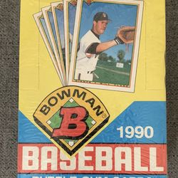 1990 Bowman Baseball Wax Packs (Factory Sealed)