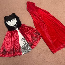 New Xs red riding hood Rennisance Octoberfest princess peasant dress costume