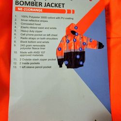Hi Vis Bomber Jacket 