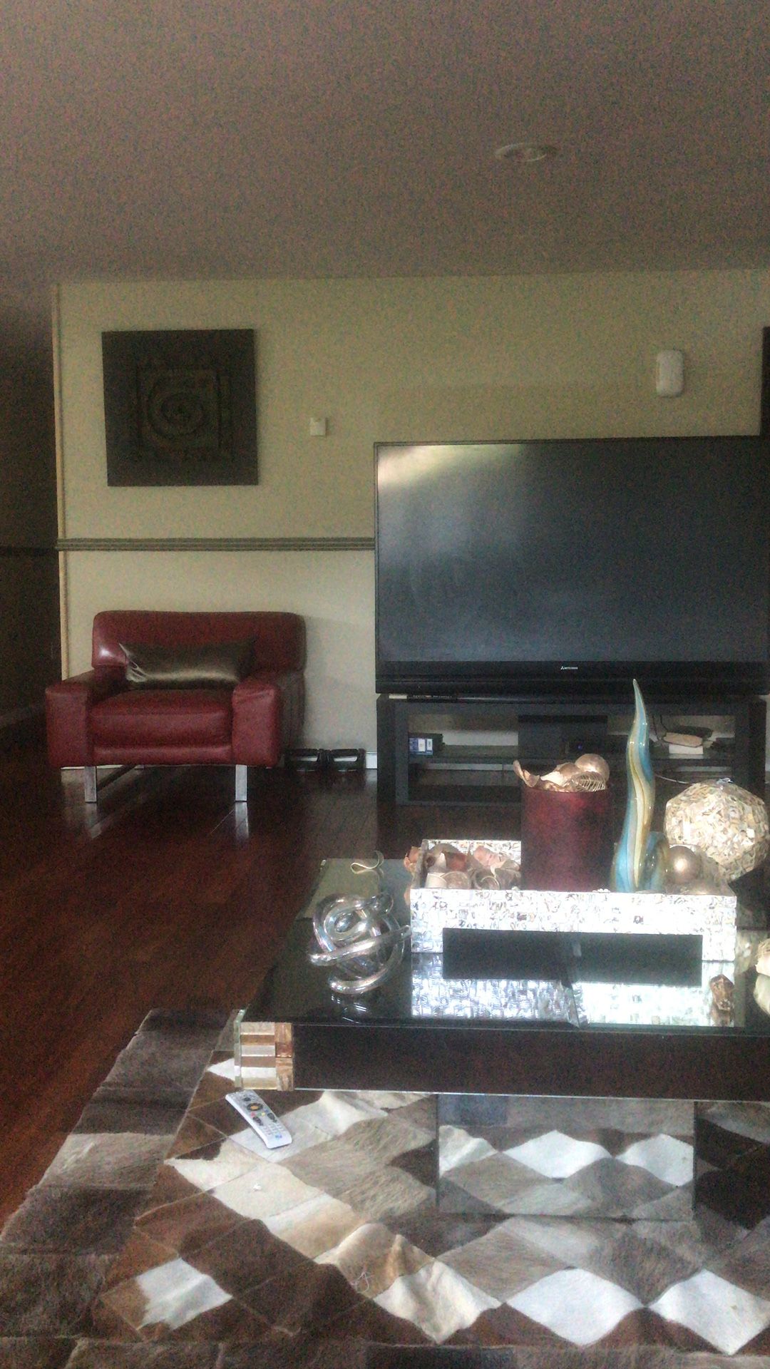 Red Leather Oversized Chairs And Ottom