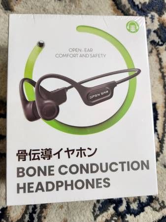 Brand New Bone Conduction Headphones Earphones Bluetooth 5.3 Noise Canceling Mic