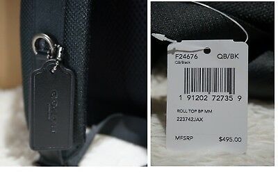 Coach Terrain Roll Top Backpack
