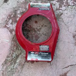 Used Replacement Part Craftsman Lawnmower Cover Shroud Red And 19.5 Hp Turbo Cool Engine Protector